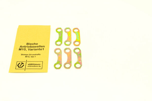 Unterlegbleche Antriebswellen M10