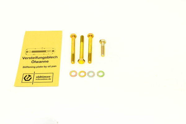 Montagesatz BMW M30 Versteifungsblech Ölwanne 2. Geneneration